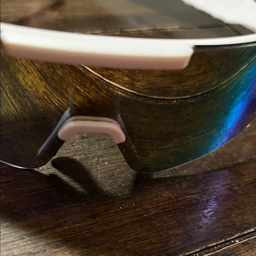 Wearable Glasses - Cream and Black Running Biking or whatever you like